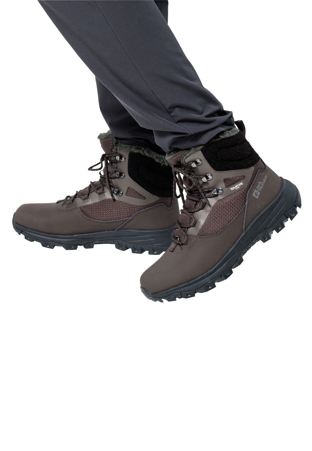 Jack Wolfskin Wasserdichte Winterschuhe Herren Everquest Texapore High Men 39.5 cold coffee cold coffee von Jack Wolfskin