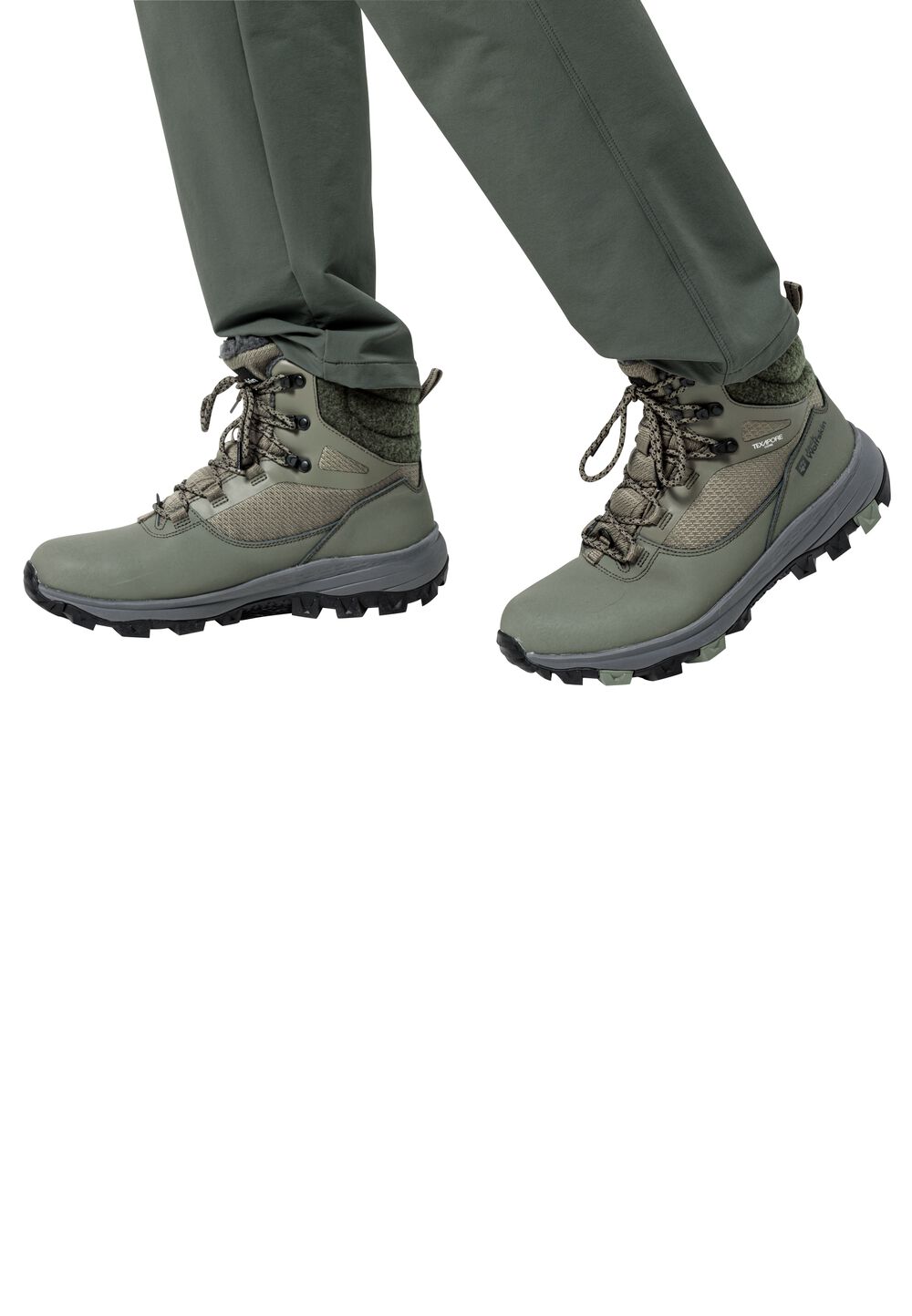 Jack Wolfskin Wasserdichte Winterschuhe Herren Everquest Texapore High Men 43 dusty olive dusty olive von Jack Wolfskin