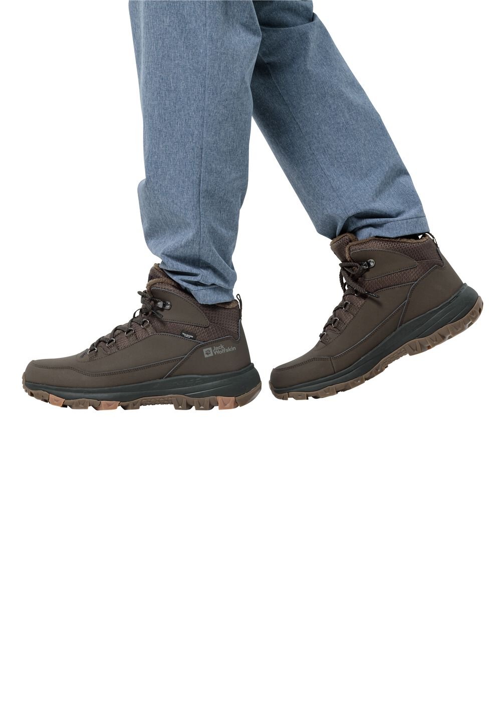 Jack Wolfskin Wasserdichte Winterschuhe Herren Everquest Texapore Mid Men 39.5 cold coffee cold coffee von Jack Wolfskin