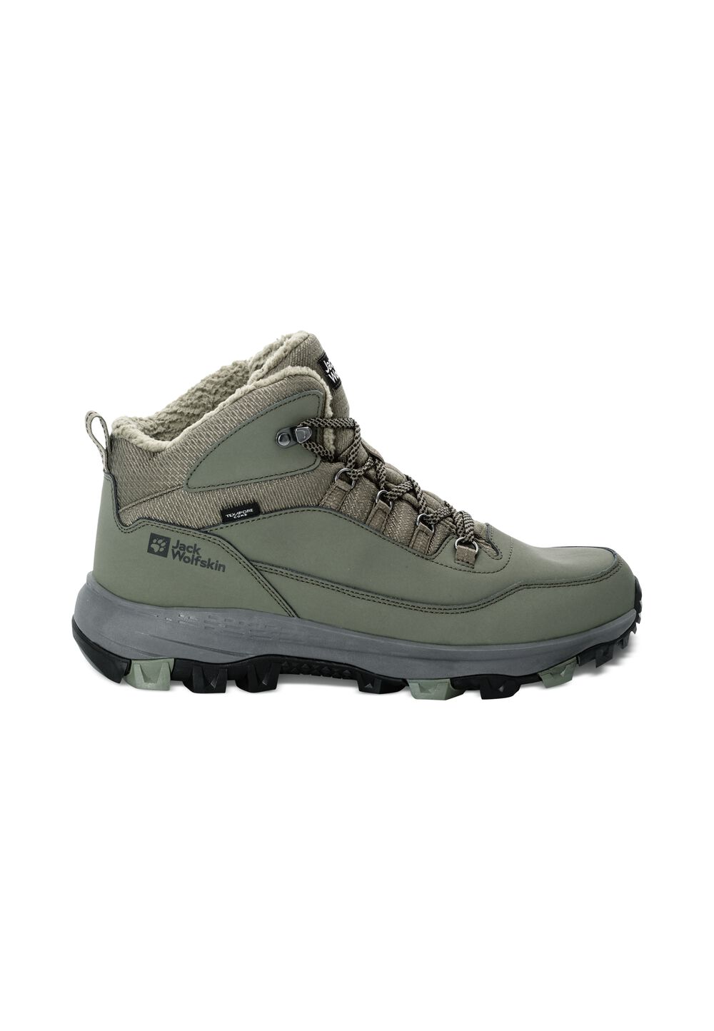 Jack Wolfskin Wasserdichte Winterschuhe Herren Everquest Texapore Mid Men 44 dusty olive dusty olive von Jack Wolfskin