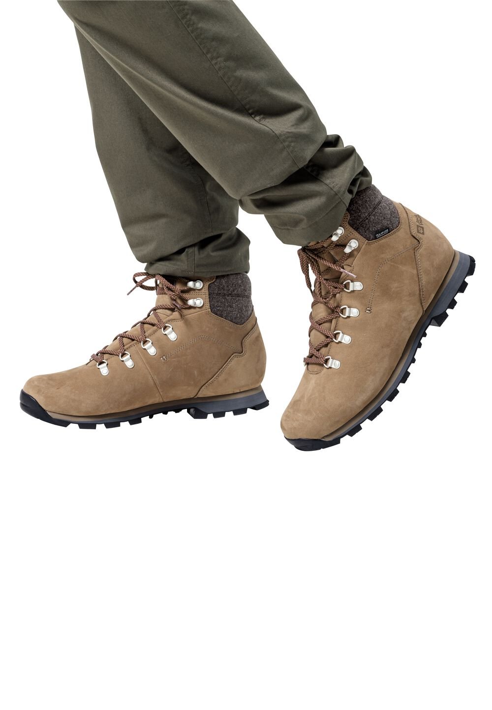 Jack Wolfskin Wasserdichte Winterschuhe Herren Thunder Bay Texapore Mid Men 39.5 light brown / light grey light brown / light grey von Jack Wolfskin