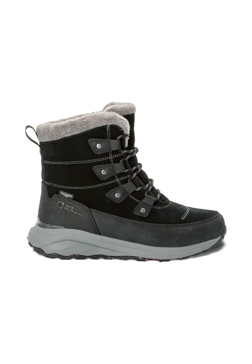 Jack Wolfskin Wasserdichte Winterstiefel Damen Dromoventure Texapore High Women 39.5 phantom phantom von Jack Wolfskin