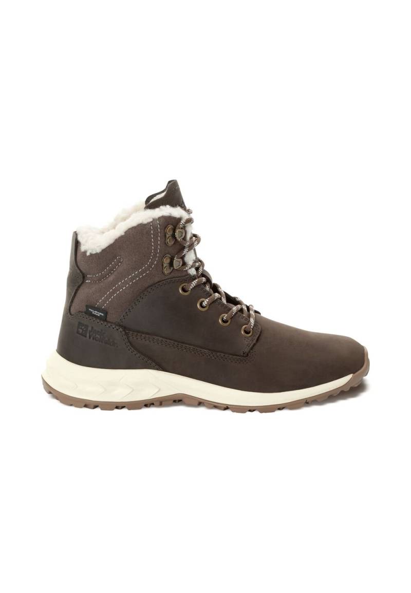 Jack Wolfskin Wasserdichte Winterstiefel Damen Queenstown City Texapore Mid Women 37 cold coffee cold coffee von Jack Wolfskin