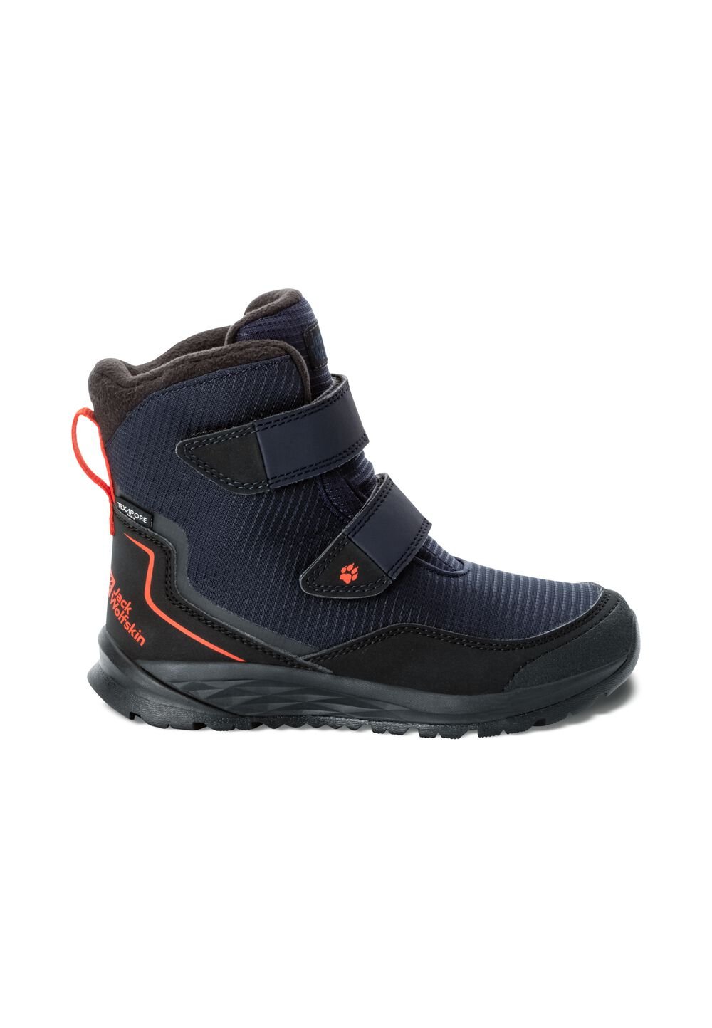 Jack Wolfskin Wasserdichte Winterstiefel Kinder Polar Bear Texapore High VC Kids 28 blau night blue von Jack Wolfskin