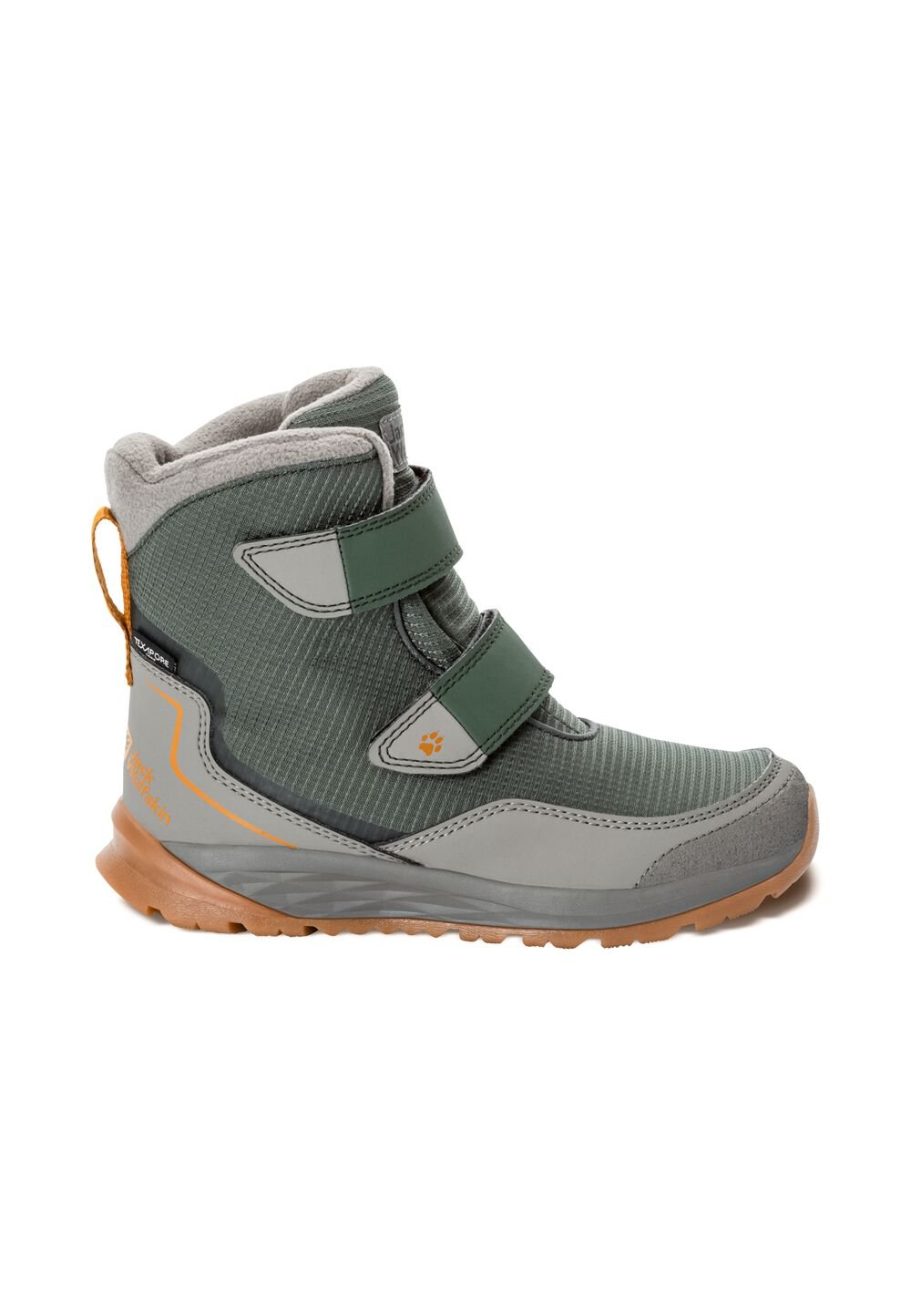 Jack Wolfskin Wasserdichte Winterstiefel Kinder Polar Bear Texapore High VC Kids 28 grau slate green von Jack Wolfskin