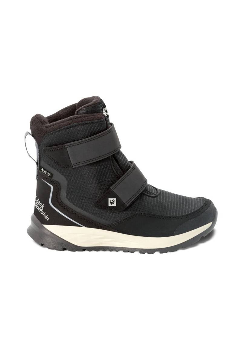 Jack Wolfskin Wasserdichte Winterstiefel Kinder Polar Bear Texapore High VC Kids 30 schwarz black / grey von Jack Wolfskin