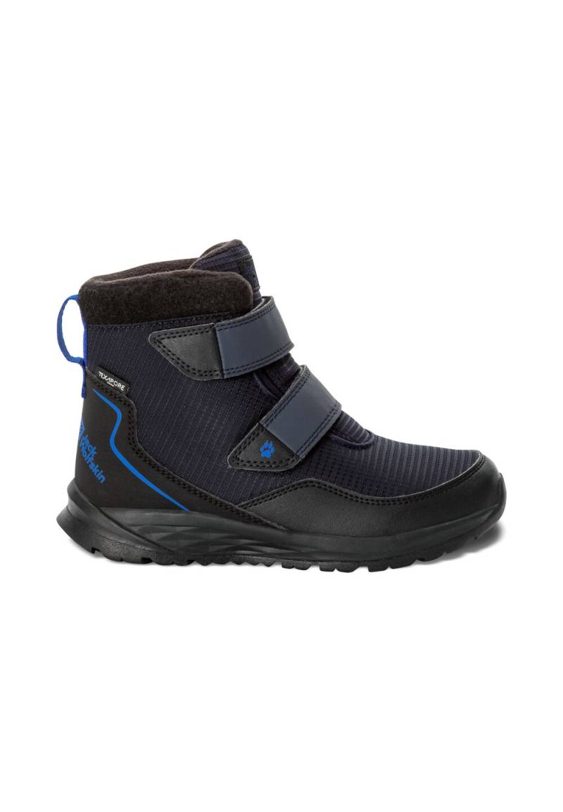 Jack Wolfskin Wasserdichte Winterstiefel Kinder Polar Bear Texapore Mid VC Kids 26 blau night blue von Jack Wolfskin