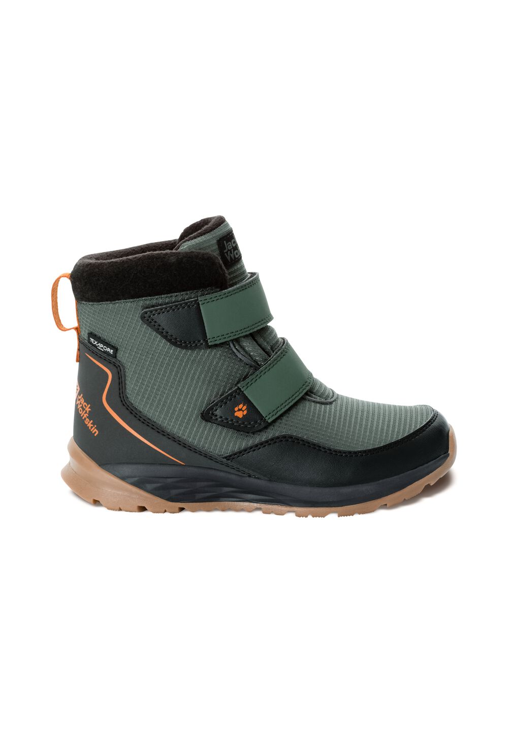 Jack Wolfskin Wasserdichte Winterstiefel Kinder Polar Bear Texapore Mid VC Kids 26 slate green slate green von Jack Wolfskin