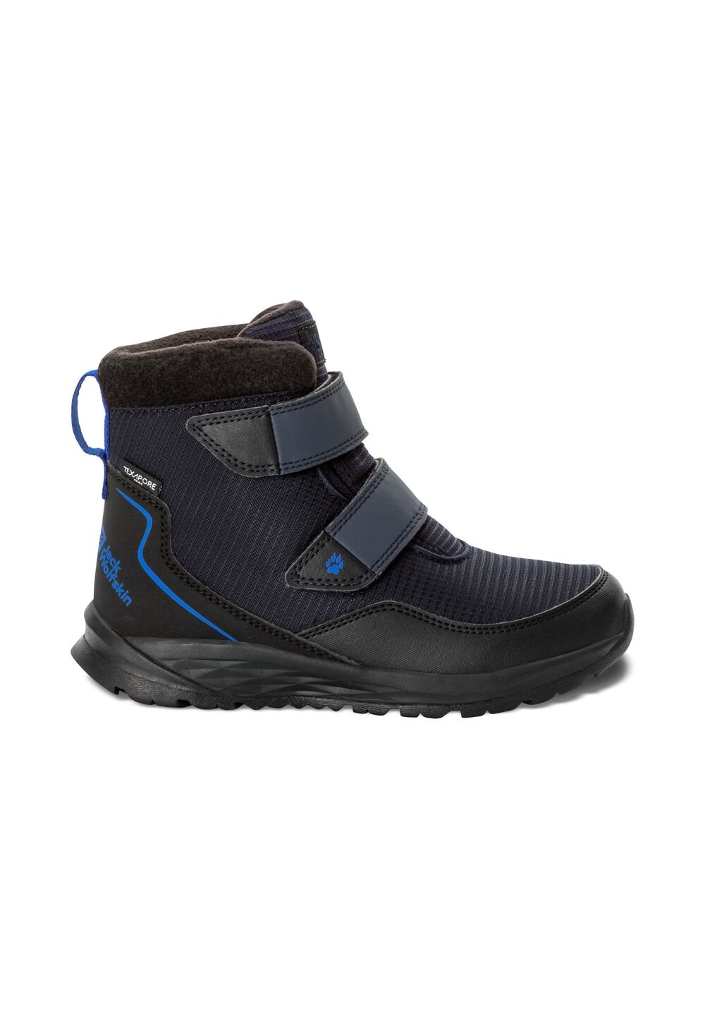 Jack Wolfskin Wasserdichte Winterstiefel Kinder Polar Bear Texapore Mid VC Kids 29 blau night blue von Jack Wolfskin