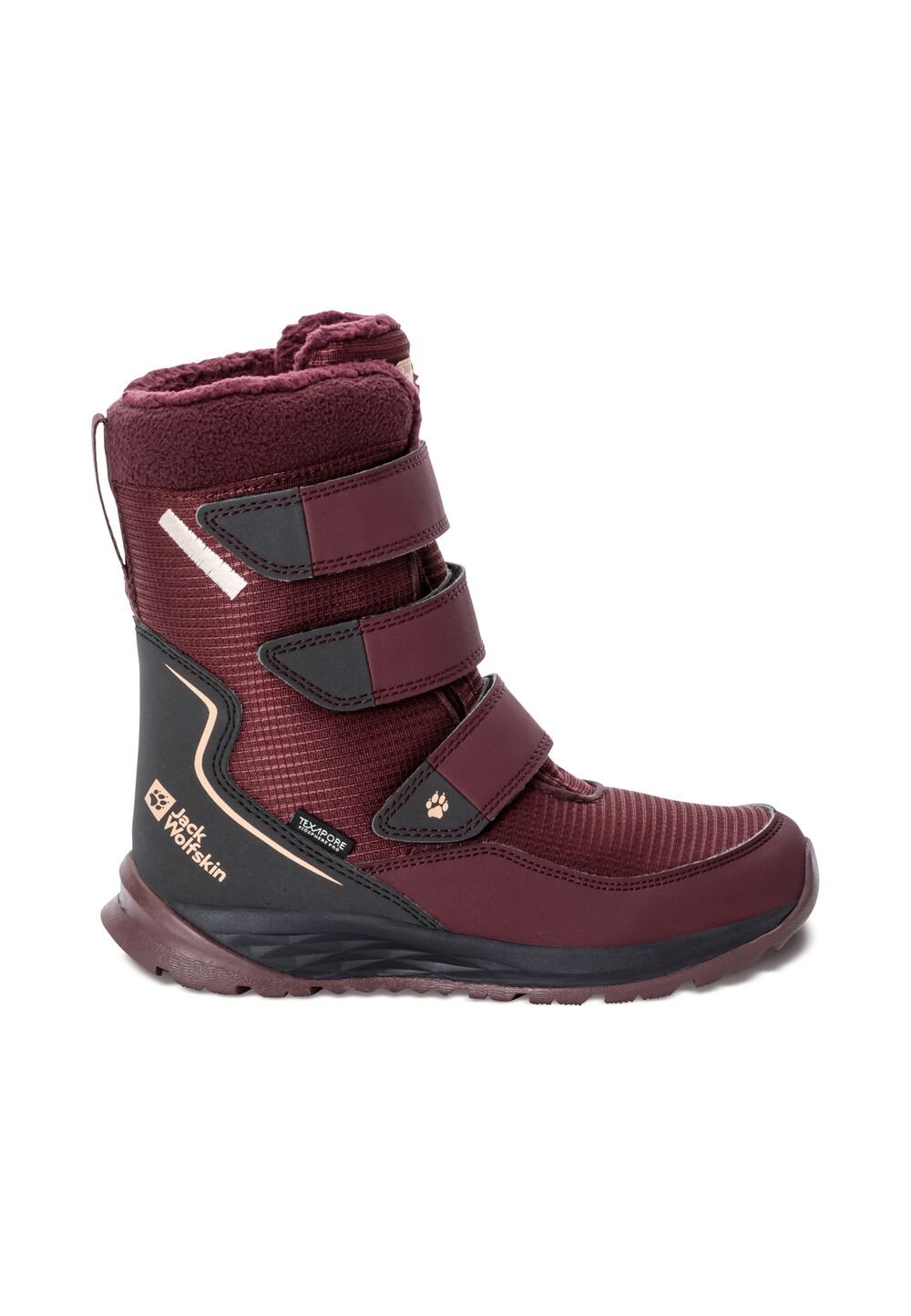 Jack Wolfskin Wasserdichte Winterstiefel Kinder Polar Boot Texapore High VC Kids 26 boysenberry boysenberry von Jack Wolfskin