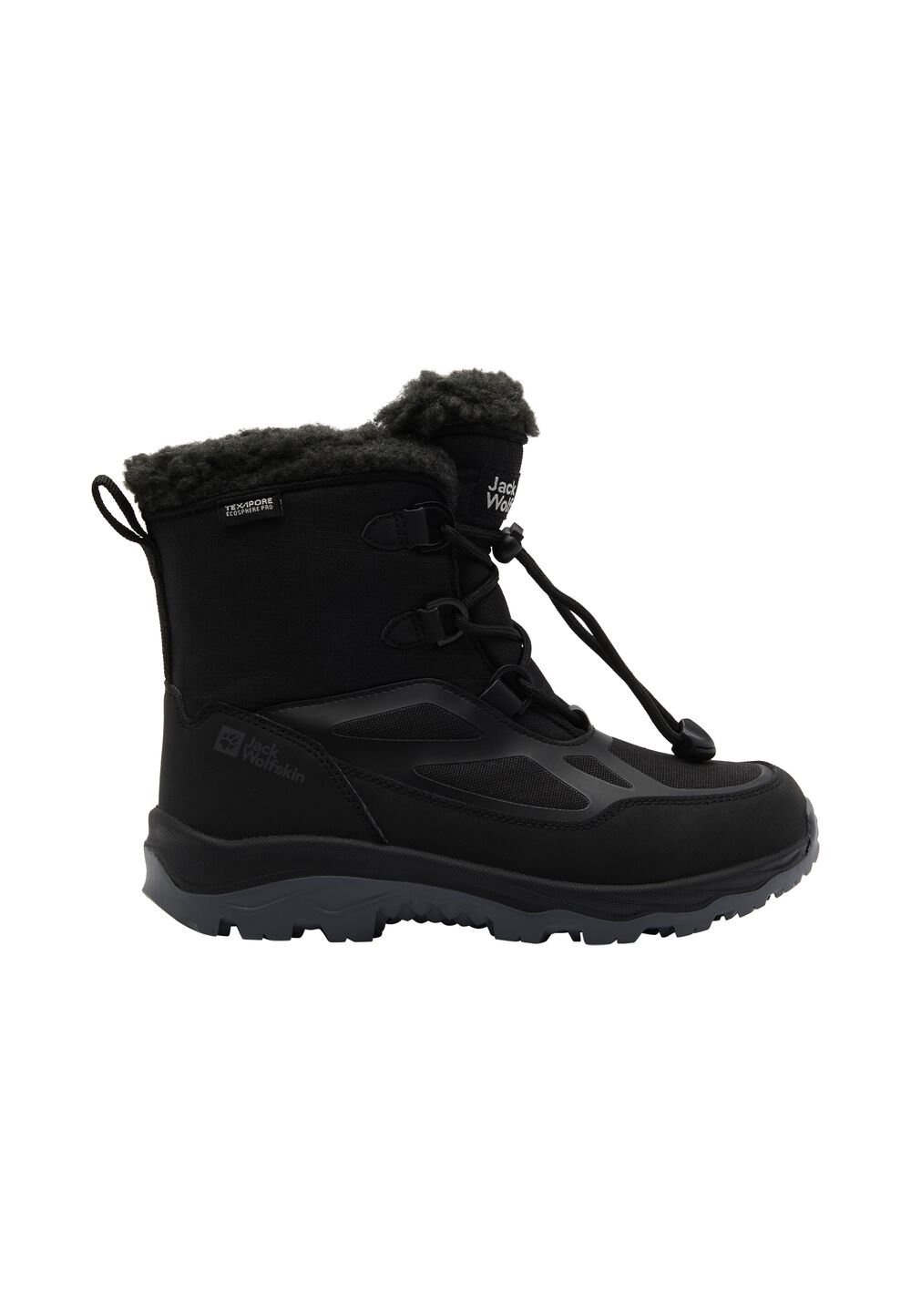 Jack Wolfskin Wasserdichte Winterstiefel Kinder Vojo Shell Extended Version Texapore Mid Kids 26 phantom Phantom von Jack Wolfskin