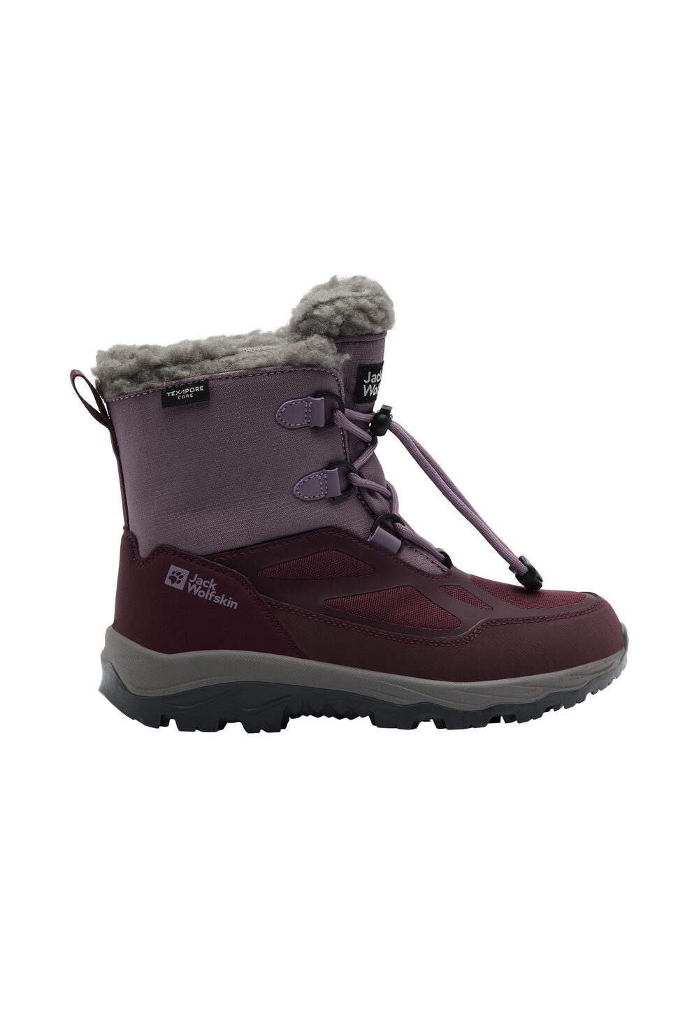 Jack Wolfskin Wasserdichte Winterstiefel Kinder Vojo Shell Extended Version Texapore Mid Kids 28 wild blossom wild blossom von Jack Wolfskin