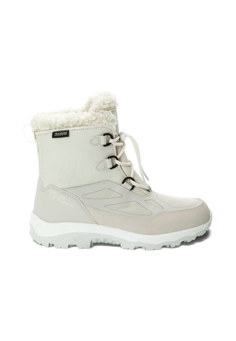 Jack Wolfskin Wasserdichte Winterstiefel Kinder Vojo Shell Extended Version Texapore Mid Kids 32 winter pearl Winter Pearl von Jack Wolfskin