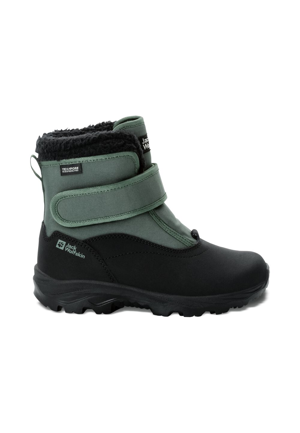 Jack Wolfskin Wasserdichte Winterstiefel Kinder Vojo Shell Texapore Mid VC Kids 40 grau slate green von Jack Wolfskin