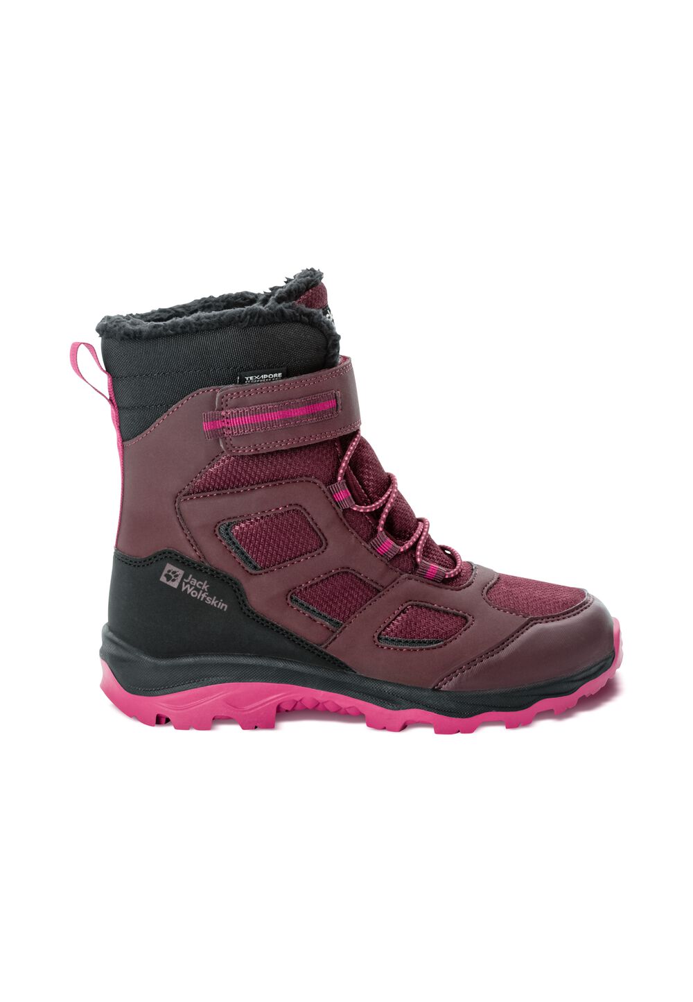 Jack Wolfskin Wasserdichte Winterstiefel Kinder Vojo WT Texapore High Kids 28 boysenberry boysenberry von Jack Wolfskin