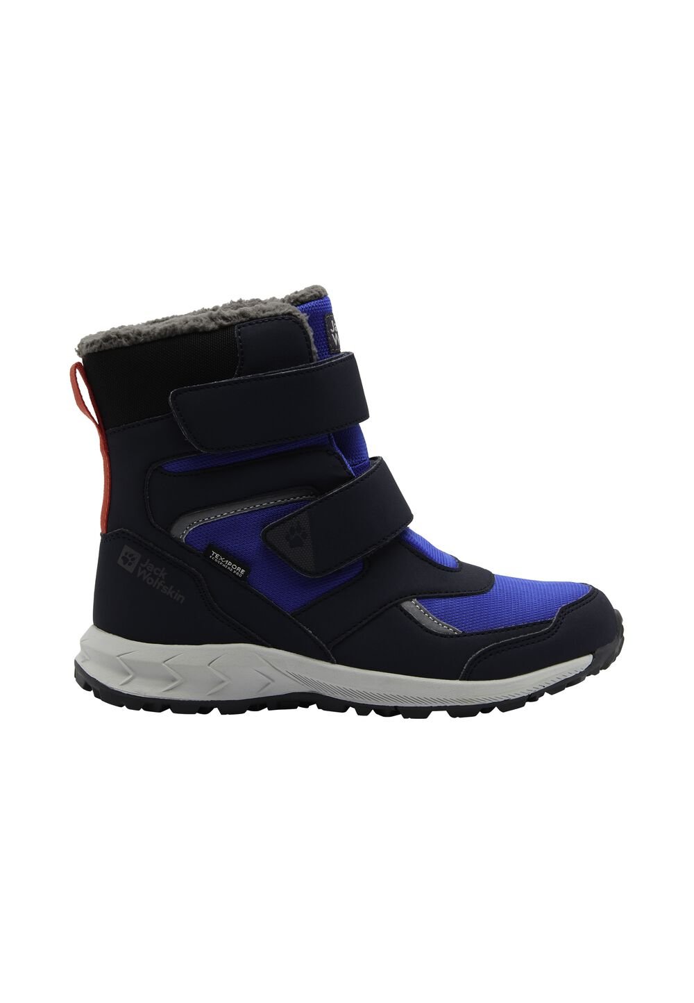 Jack Wolfskin Wasserdichte Winterstiefel Kinder Woodland WT Texapore High VC Kids 26 crisp cobalt crisp cobalt von Jack Wolfskin