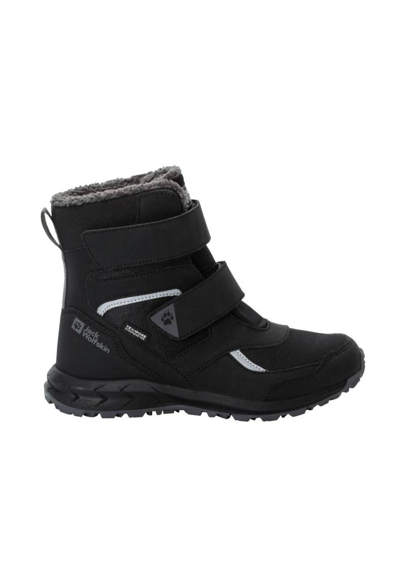 Jack Wolfskin Wasserdichte Winterstiefel Kinder Woodland WT Texapore High VC Kids 27 black black von Jack Wolfskin