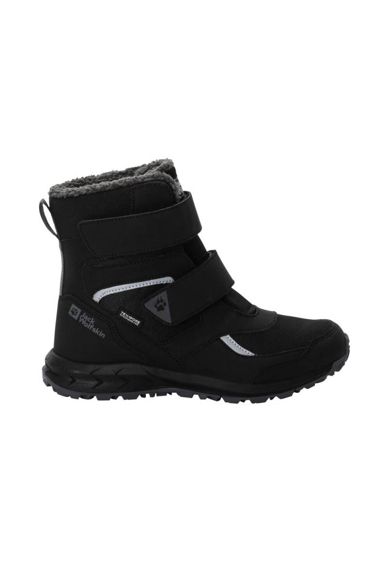 Jack Wolfskin Wasserdichte Winterstiefel Kinder Woodland WT Texapore High VC Kids 35 black black von Jack Wolfskin