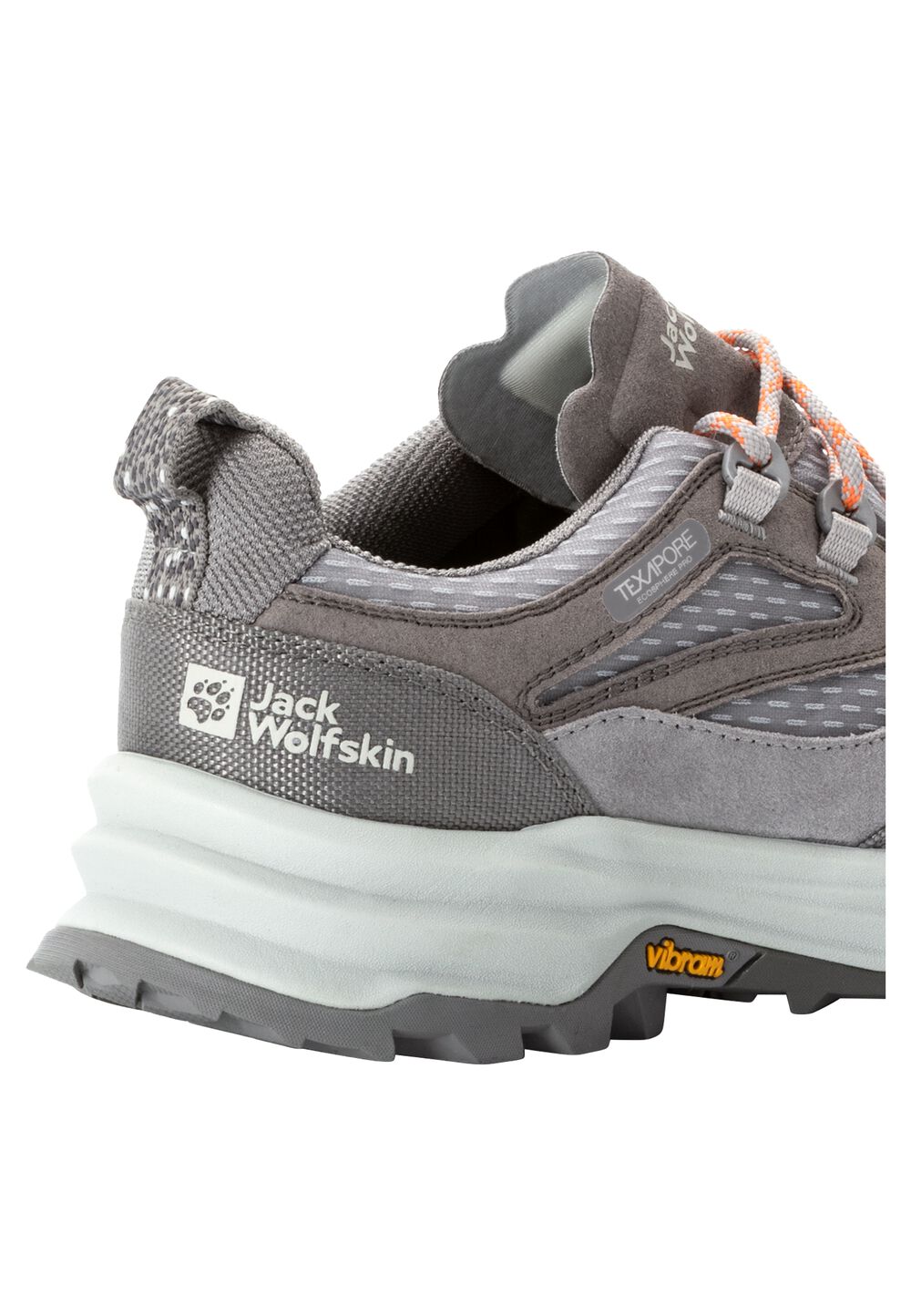 Jack Wolfskin Wasserdichte Wanderschuhe Damen Cyrox Texapore Low Women 36 pebble pebble von Jack Wolfskin