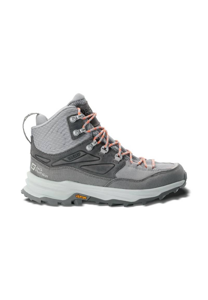 Jack Wolfskin Wasserdichte Wanderschuhe Damen Cyrox Texapore Mid Women 39 pebble pebble von Jack Wolfskin