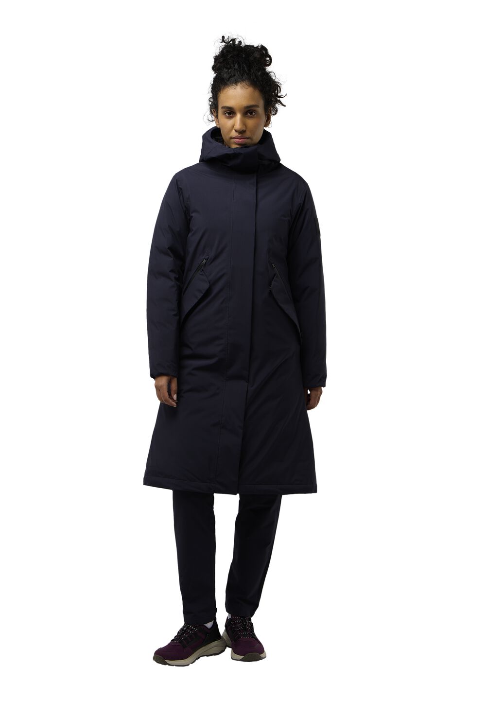 Jack Wolfskin Wasserdichter Wintermantel Damen Brandenburger Coat Women M dark navy dark navy von Jack Wolfskin