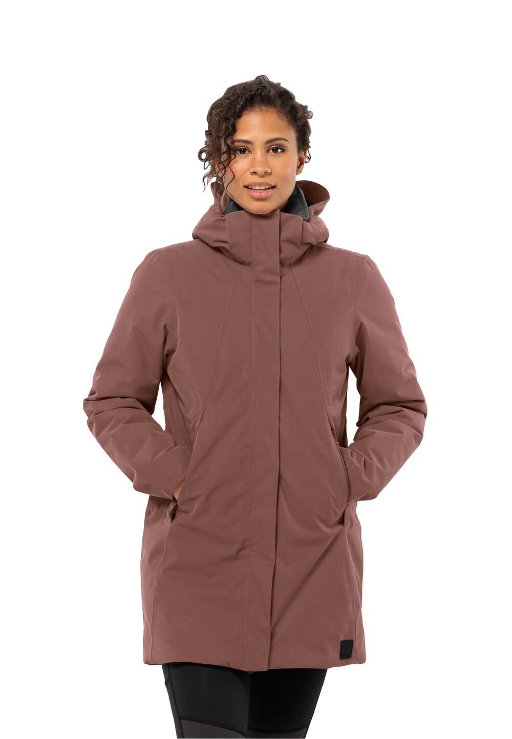 Jack Wolfskin Wasserdichter Wintermantel Damen Salier Coat XL wild ginger wild ginger von Jack Wolfskin