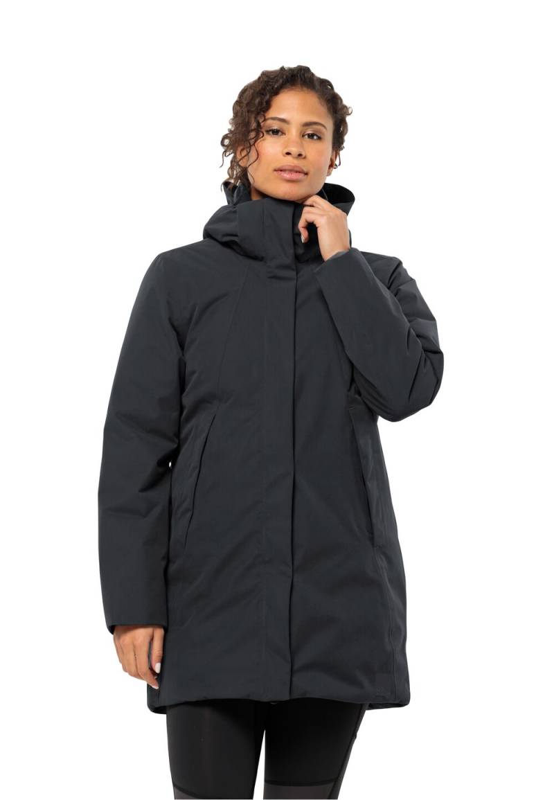 Jack Wolfskin Wasserdichter Wintermantel Damen Salier Coat XS phantom Phantom von Jack Wolfskin