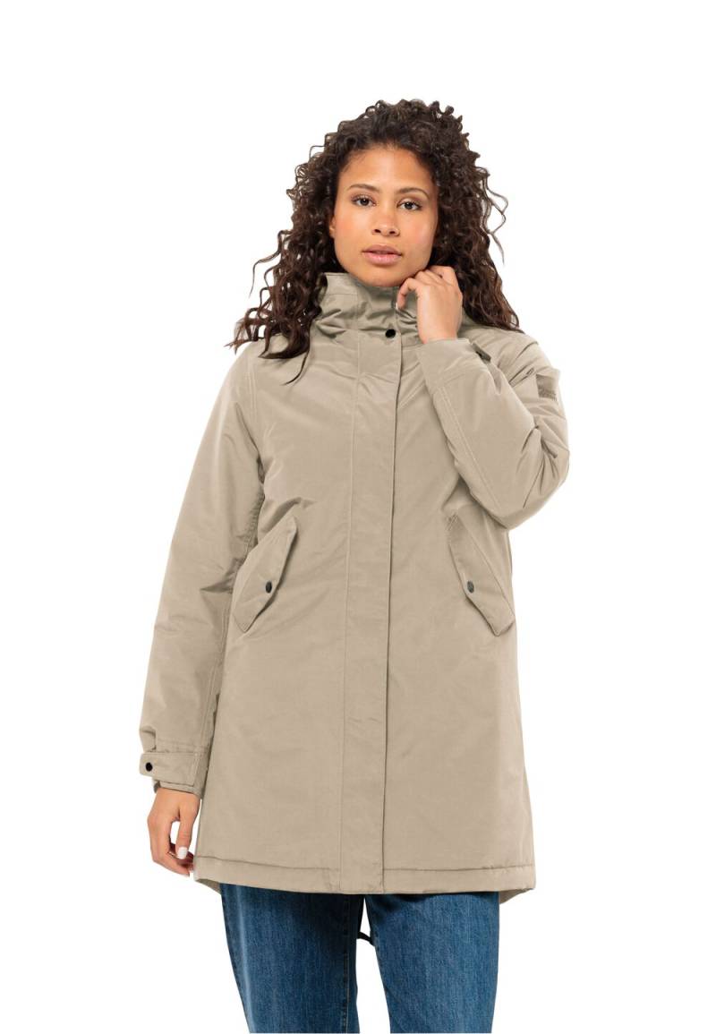 Jack Wolfskin Wasserdichter Wintermantel Damen Talforst Parka Women L anis anis von Jack Wolfskin