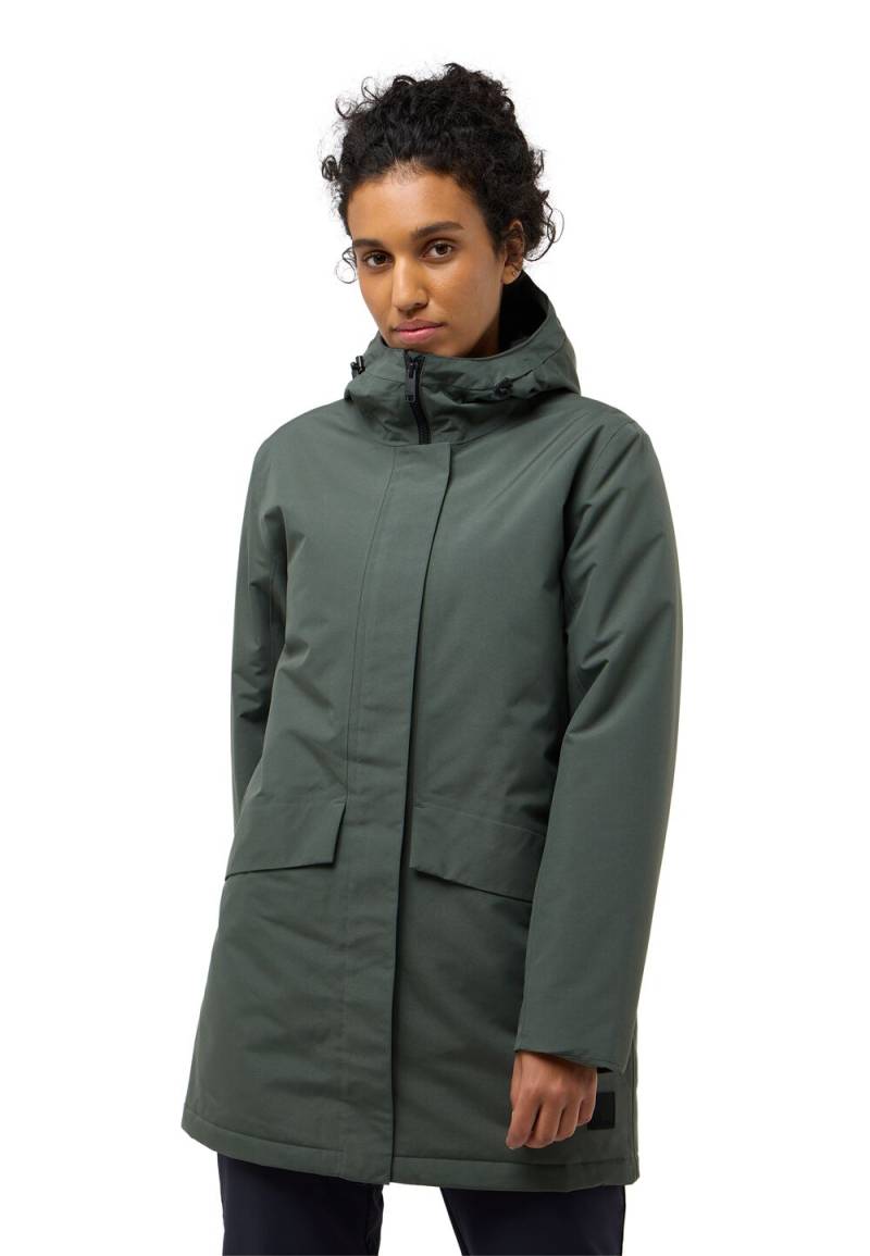 Jack Wolfskin Wasserdichter Wintermantel Damen Tempelhof Coat Women 2XL slate green slate green von Jack Wolfskin