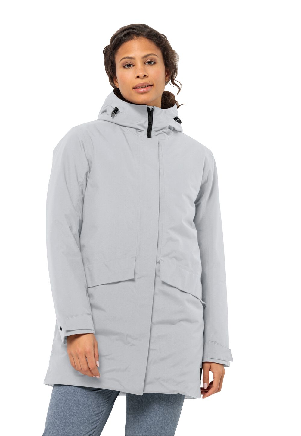 Jack Wolfskin Wasserdichter Wintermantel Damen Tempelhof Coat Women L moonwalk moonwalk von Jack Wolfskin