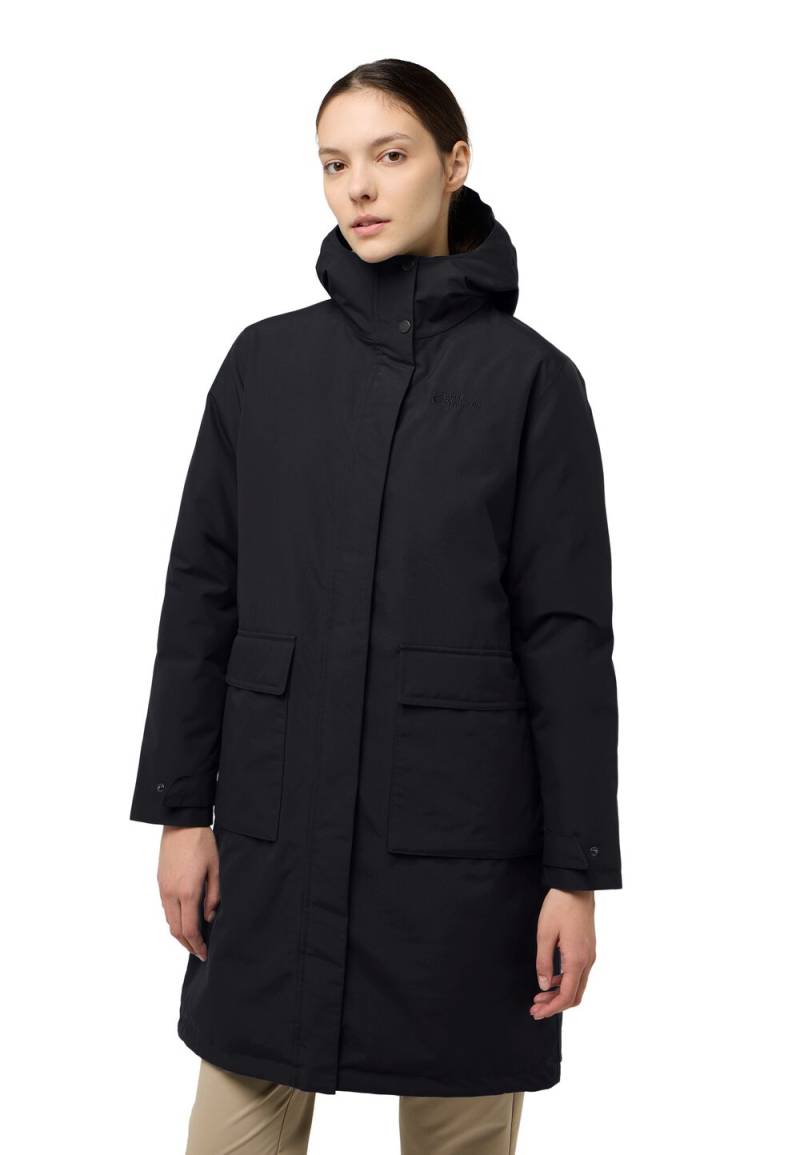 Jack Wolfskin Wasserdichter Wintermantel Damen Wintertor Coat Women RDS L black black von Jack Wolfskin