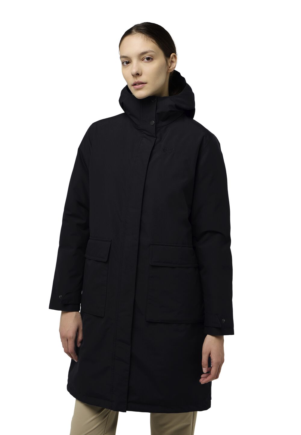 Jack Wolfskin Wasserdichter Wintermantel Damen Wintertor Coat Women S black black von Jack Wolfskin