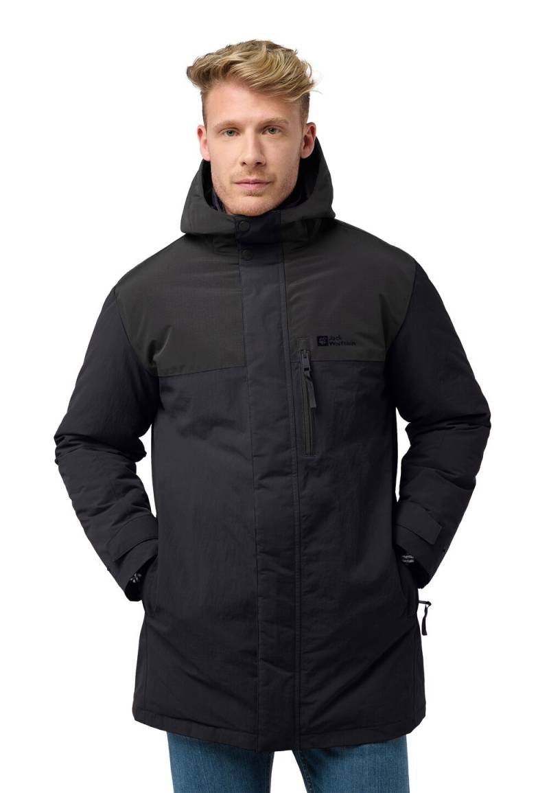 Jack Wolfskin Wasserdichter Wintermantel Herren Gletschersee Parka Men S dark navy dark navy von Jack Wolfskin