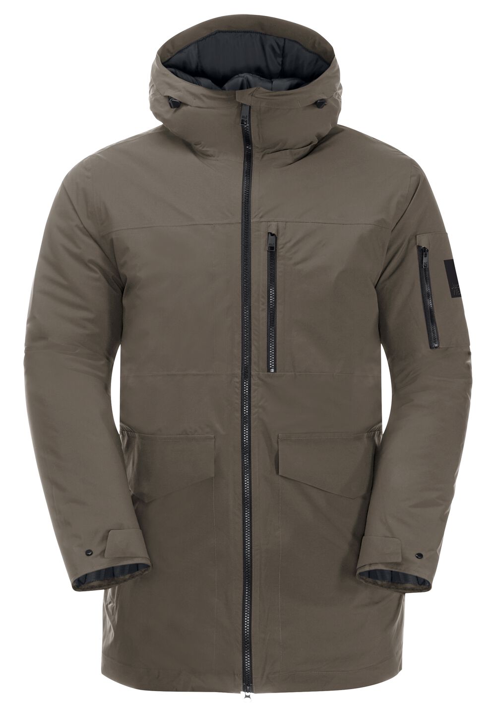 Jack Wolfskin Wasserdichter Wintermantel Herren Koenigsbau Parka Men L cold coffee cold coffee von Jack Wolfskin