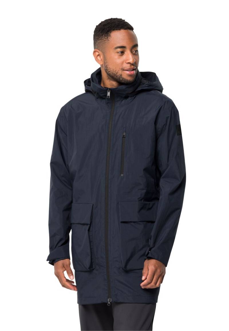 Jack Wolfskin Wasserdichter Wintermantel Herren Norden Port Parka Men XL blau night blue von Jack Wolfskin