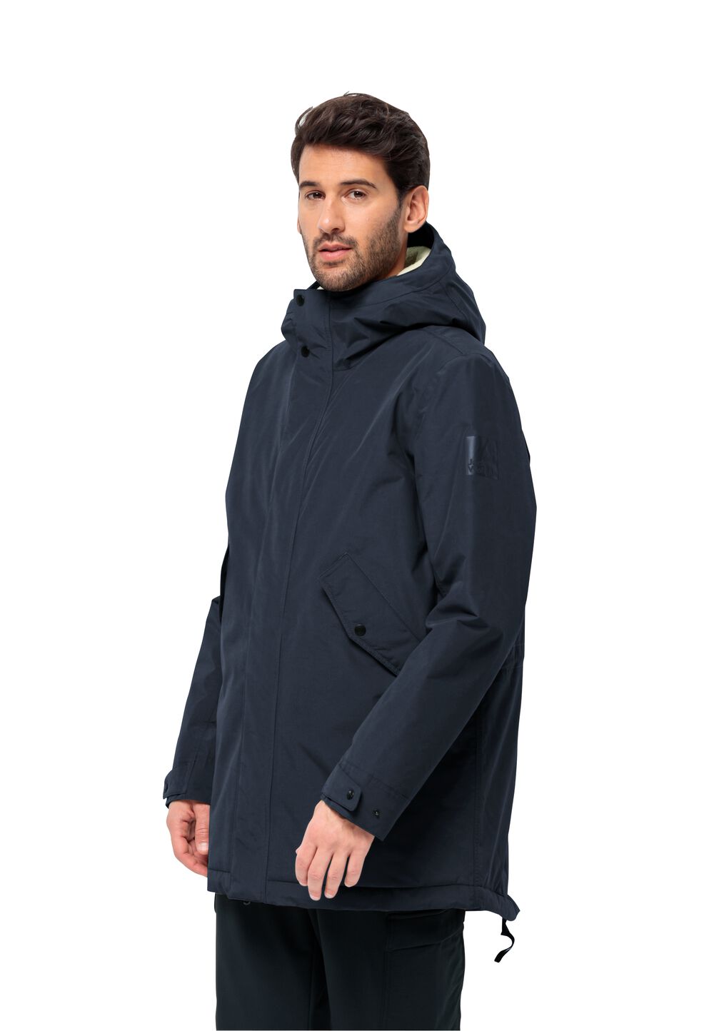 Jack Wolfskin Wasserdichter Wintermantel Herren Talforst Parka Men XXXL blau night blue von Jack Wolfskin