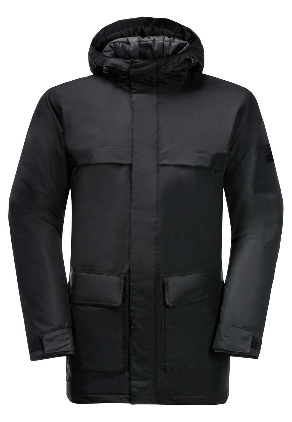 Jack Wolfskin Wasserdichter Wintermantel Herren Winterlager Parka Men L black black von Jack Wolfskin