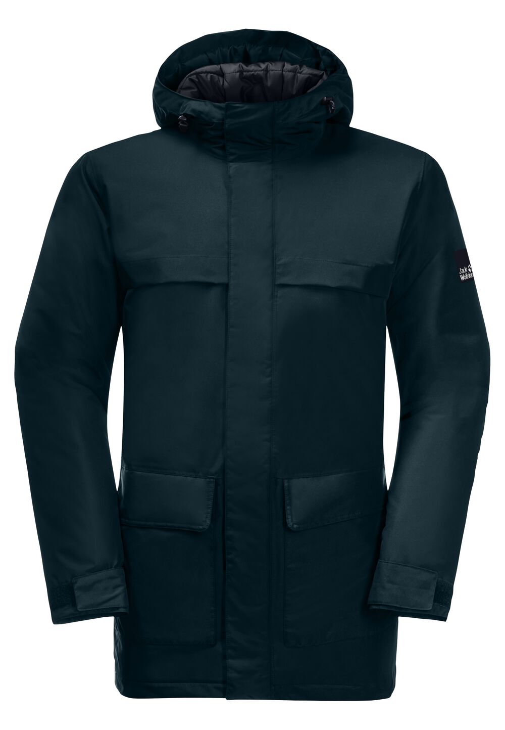 Jack Wolfskin Wasserdichter Wintermantel Herren Winterlager Parka Men L teal teal von Jack Wolfskin