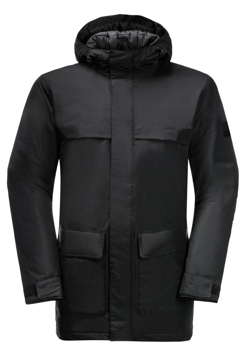 Jack Wolfskin Wasserdichter Wintermantel Herren Winterlager Parka Men M schwarz black von Jack Wolfskin