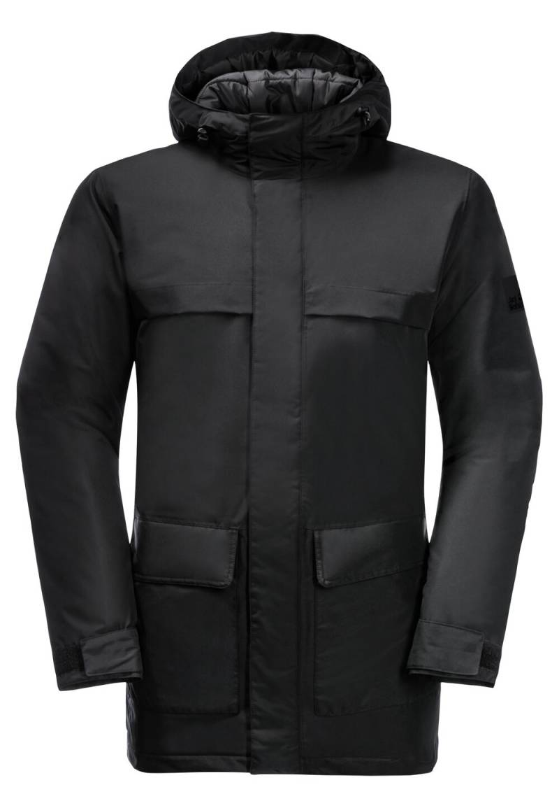 Jack Wolfskin Wasserdichter Wintermantel Herren Winterlager Parka Men S black black von Jack Wolfskin