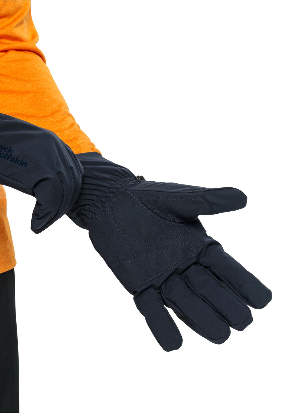 Jack Wolfskin Highloft Glove L blau night blue von Jack Wolfskin