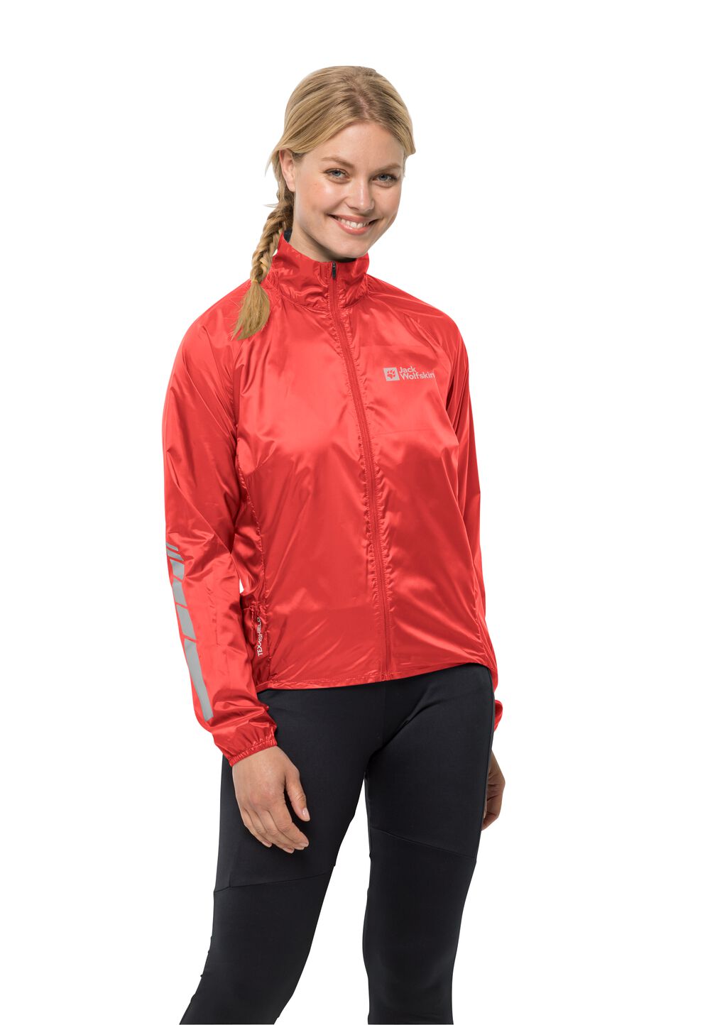 Jack Wolfskin Morobbia Wind Jacket Women L tango orange tango orange von Jack Wolfskin