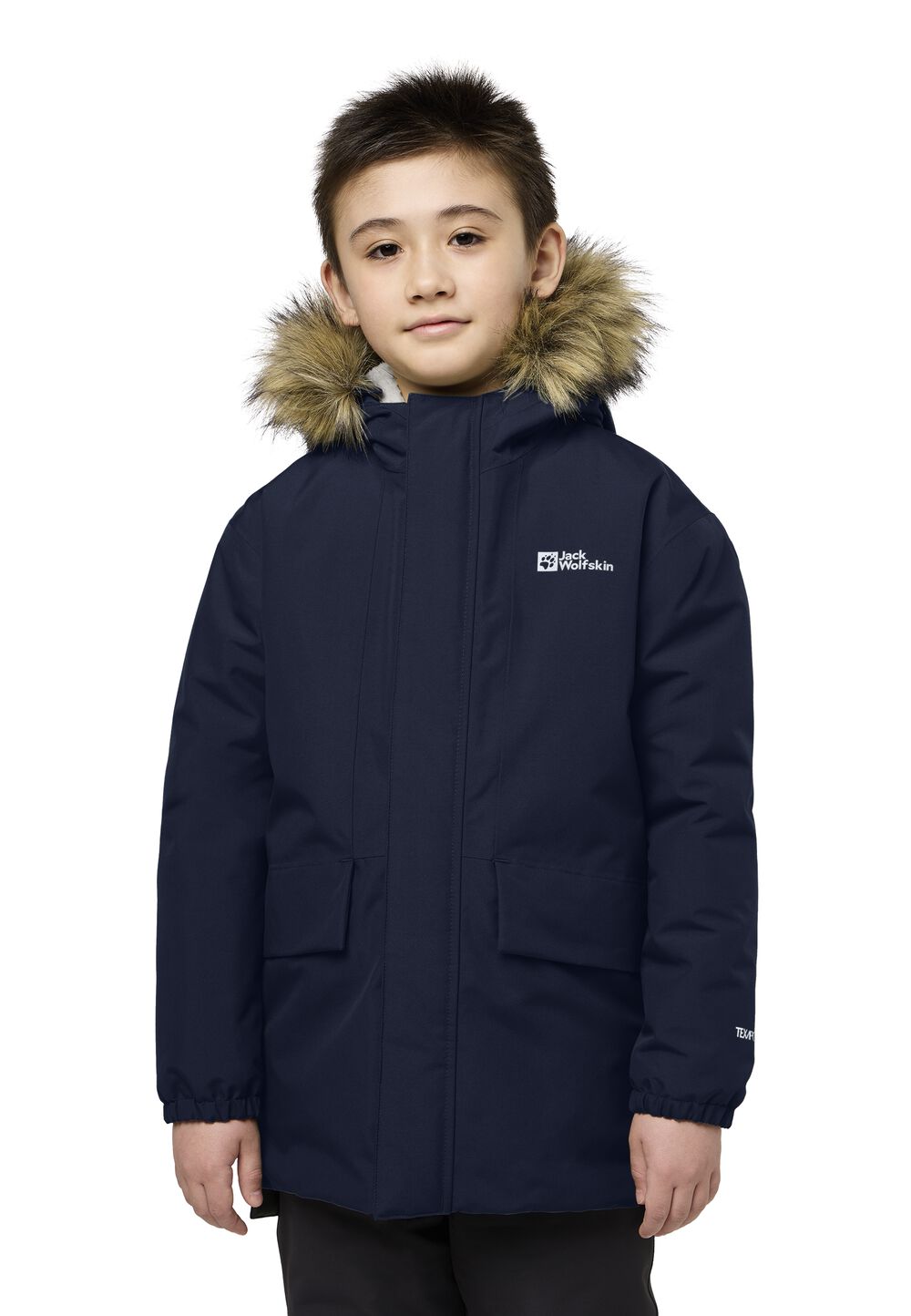 Jack Wolfskin Winterjacke Kinder Cosy Bear Jacket Kids 104 blau night blue von Jack Wolfskin