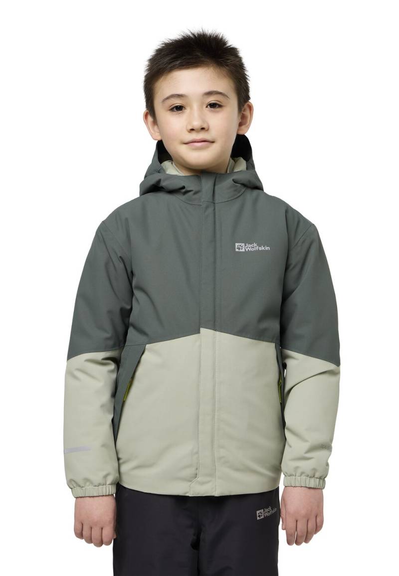 Jack Wolfskin Winterjacke Kinder Blocky Jacket Kids 140 slate green / mint leaf slate green / mint leaf von Jack Wolfskin