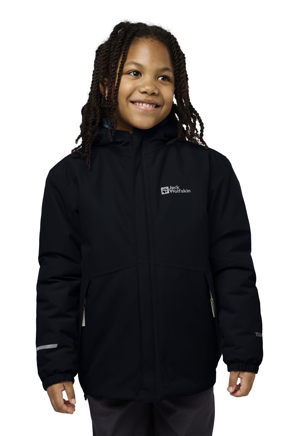 Jack Wolfskin Winterjacke Kinder Blocky Jacket Kids 152 night blue/night blue night blue/night blue von Jack Wolfskin