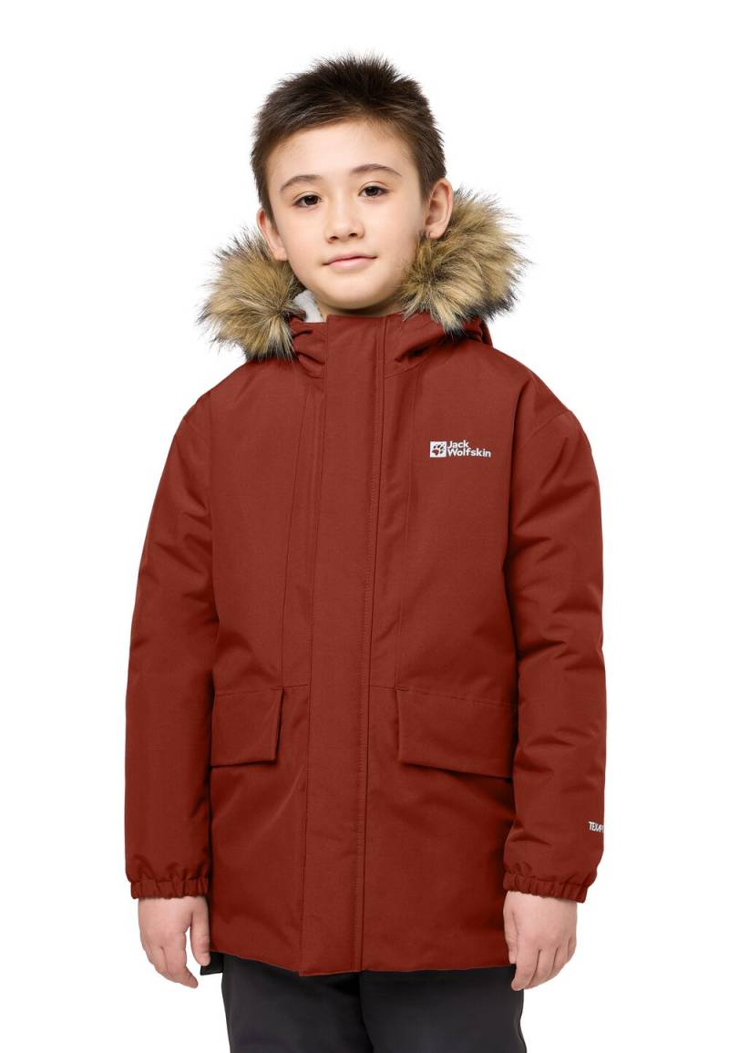 Jack Wolfskin Winterjacke Kinder Cosy Bear Jacket Kids 116 intense rust intense rust von Jack Wolfskin