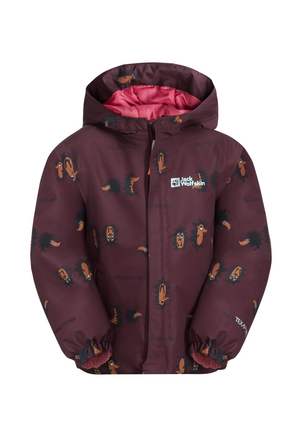 Jack Wolfskin Winterjacke Kinder Gleely 2L Ins Print Jacket Kids 104 boysenberry 51 boysenberry 51 von Jack Wolfskin