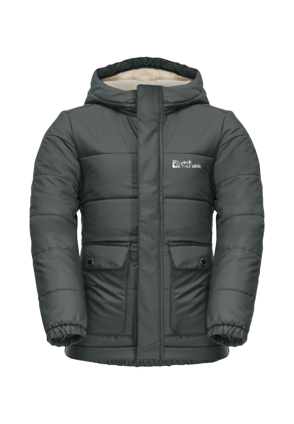 Jack Wolfskin Winterjacke Kinder Snow FOX Jacket Kids 128 slate green slate green von Jack Wolfskin