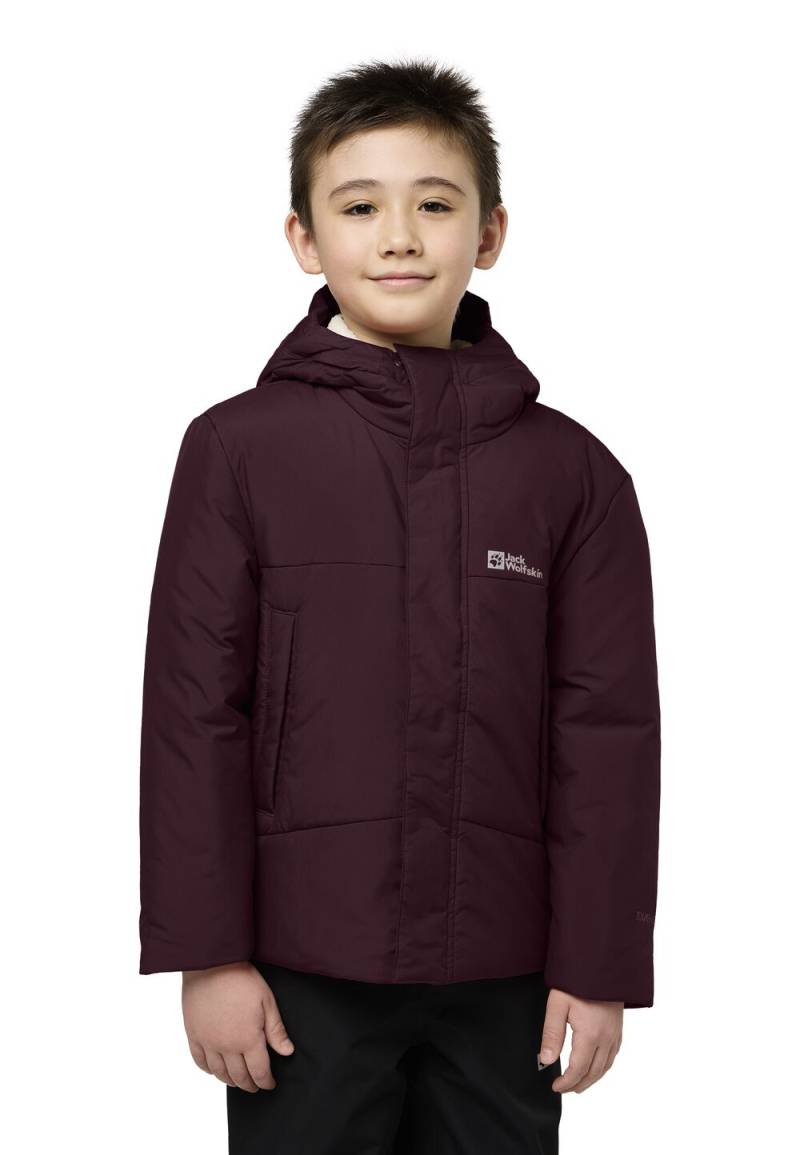 Jack Wolfskin Winterjacke Kinder Snowbear Jacket Kids 116 boysenberry boysenberry von Jack Wolfskin