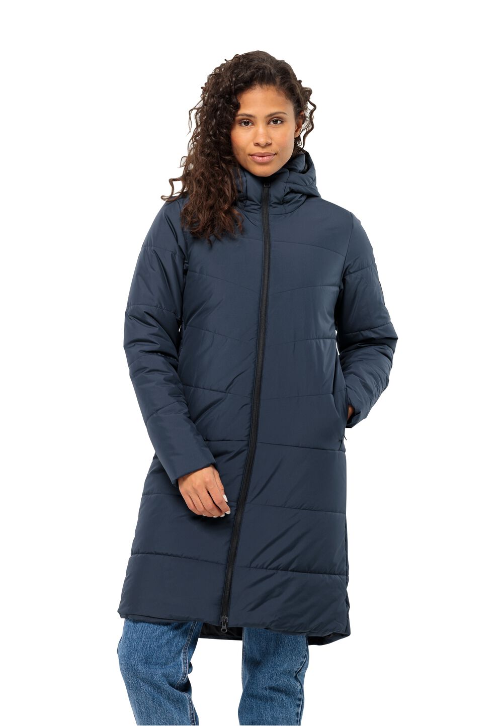 Jack Wolfskin Wintermantel Damen Deutzer Coat Women L blau night blue von Jack Wolfskin